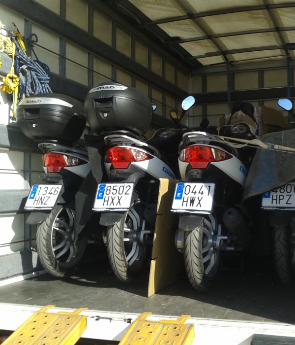 Empresa de traslado de motos entre Madrid y Alicante